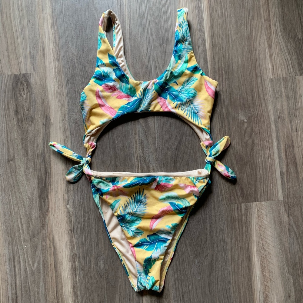 PacSun LA Hearts Cutout Swimsuit
